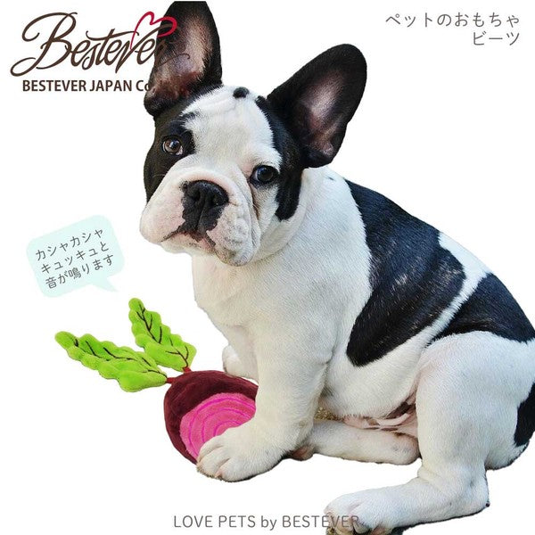 【Bestever】Beetroot Dog Toy