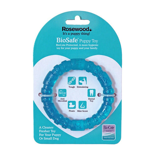 Rosewood- BioSafe Puppy Teething Ring [2 Colours]