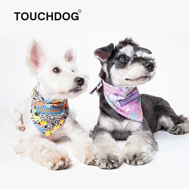 【Touchdog】Stylish Bandana - A Pawfect Place