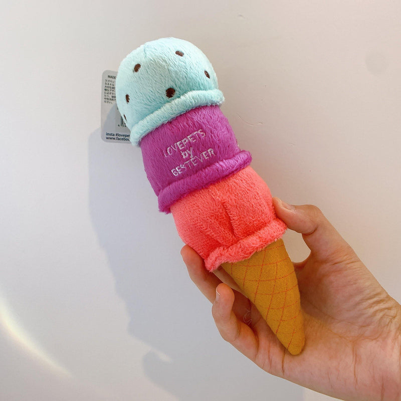【Bestever】Choco Mint Berry Ice Cream Dog Toy - A Pawfect Place