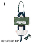 【Felissimo】Kitten Car Headrest Tissue Box Cover [3 Colours] - A Pawfect Place