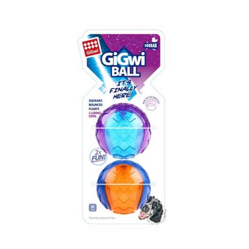 【GiGwi】Squeaky Ball Toy [3 Sizes]