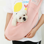 Its Dog - Pet Kangaroo Mesh Sling Bag - Pink [2 Sizes]